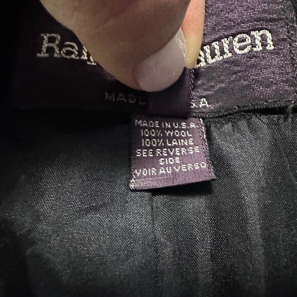 Vintage Ralph Lauren purple label navy blazer size 12 - Picture 5 of 8